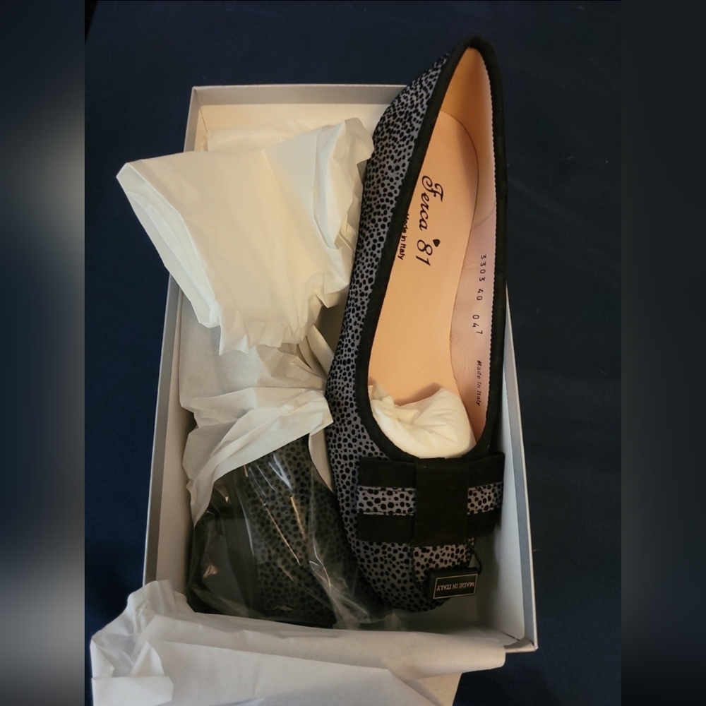 FERCA 81 Made In Italy Suede Ballet Flats